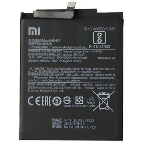 باتری اصلی شیائومی مدل Xiaomi Redmi6 BN37